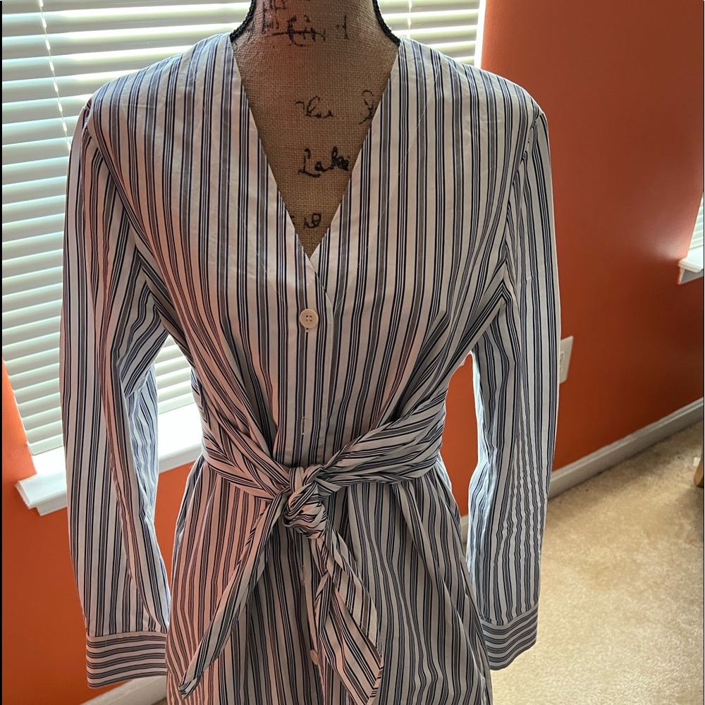 Tibi Asymetrical Shirt Dress